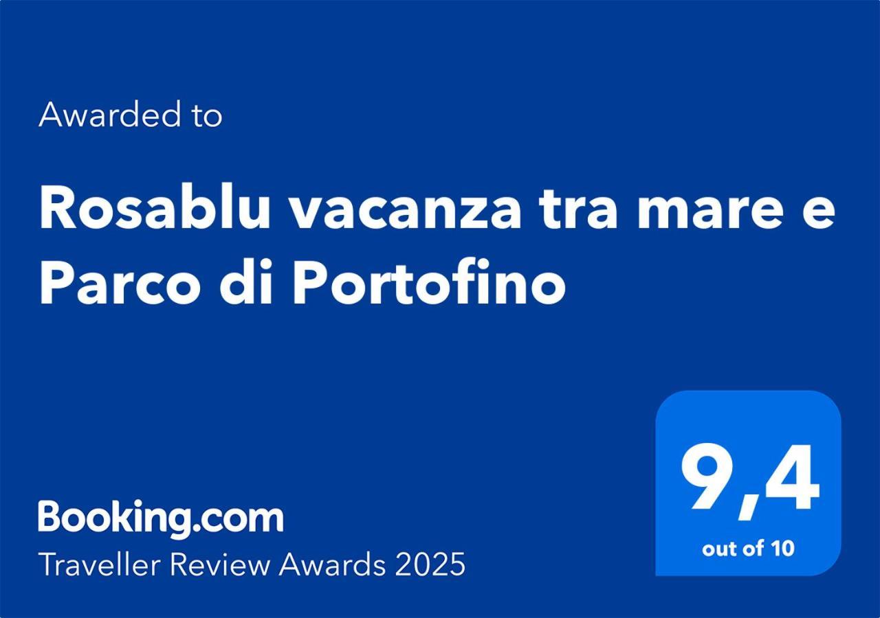 Apartamento Rosablu Vacanza Tra Mare E Parco Di Portofino Camogli Exterior foto